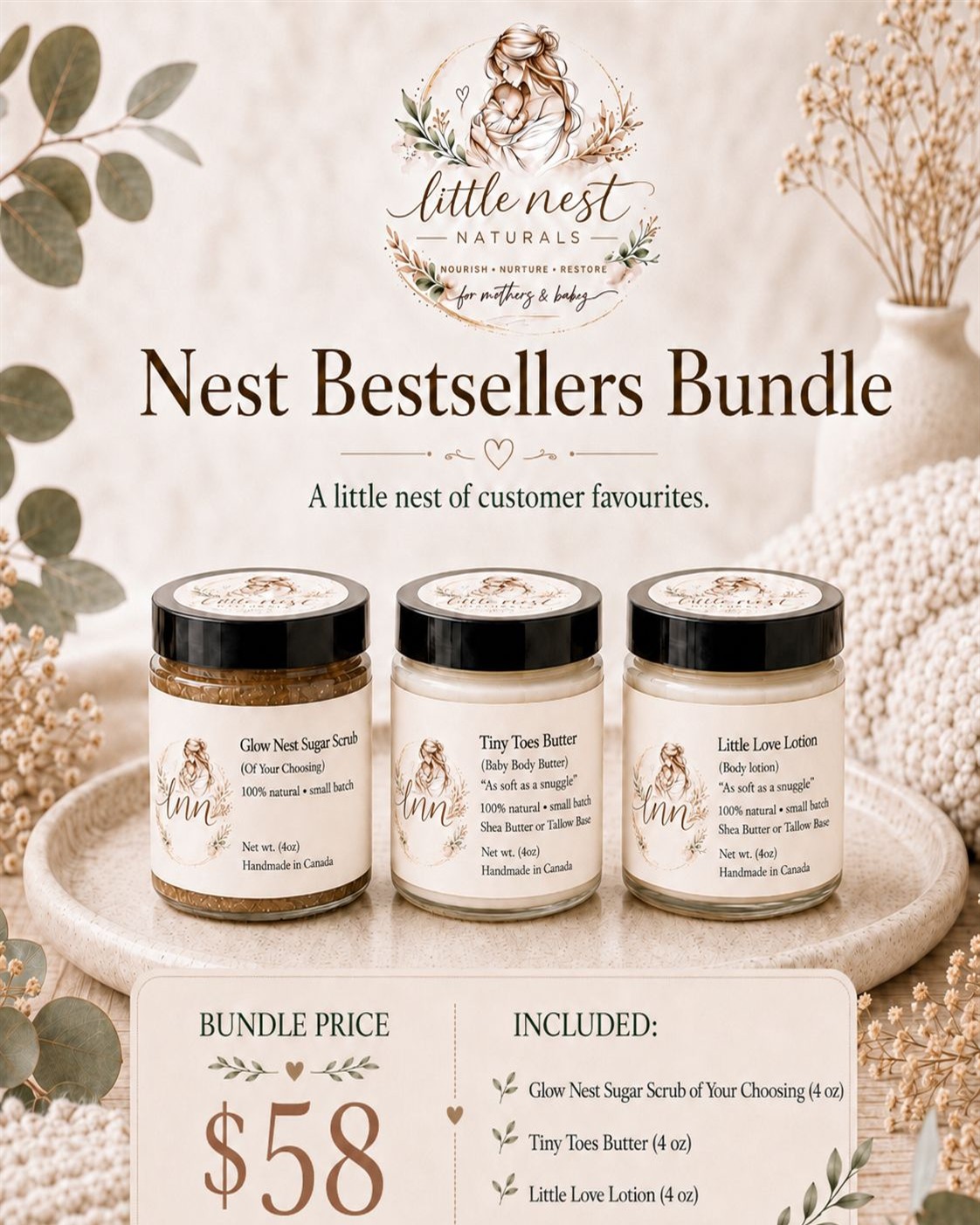 Nest Bestsellers Bundle by Little Nest Naturals
